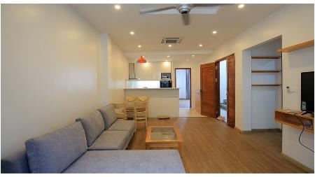 Good light and great size two bedroom apartment for rent in Dang Thai Mai