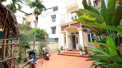 Garden house & French style 04 bedroom house for rent in To Ngoc Van, Tay Ho