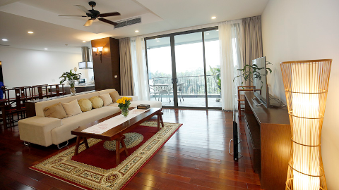 Big Balcony & Spacious 04 bedrooms apartment for rent in Tay Ho