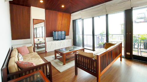 Top floor and elegant 02 bedroom apartment for rent in Nam Trang