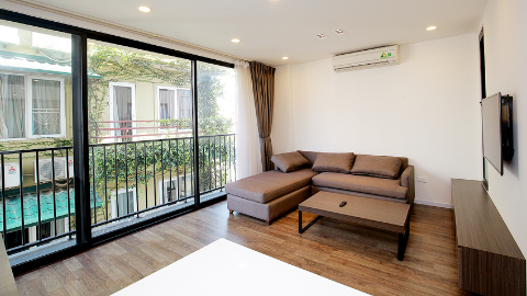 Open view 02 bedroom apartment for rent in Tay Ho