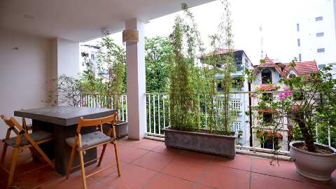 Big Balcony and Good size 04 bedroom apartment for rent in Tay Ho