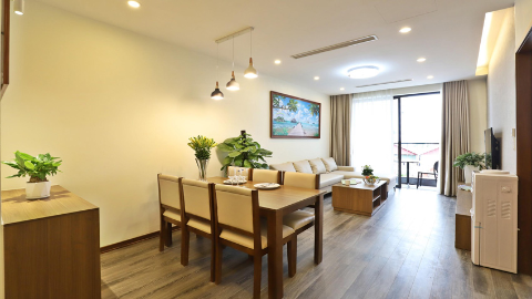 Good quality 1 bedroom apartment with gym in Tay Ho for rent