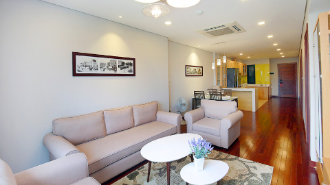 Good size and fully furnished 02 bedroom apartment for rent in Tay Ho