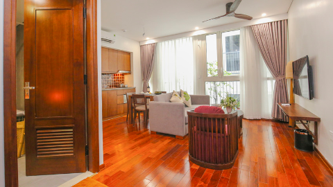 Cozy 02 bedrooms apartment for rent in Ba Dinh near Ngoc Khanh Lake