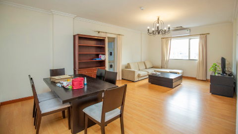 Bright french stye 2 bedroom apartment in Hai Ba Trung for rent