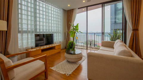 Gorgeous lake view and cozy 2 bedroom apartment in Tay Ho for rent