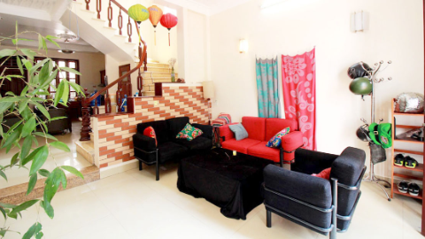 Cozy affordable 4 bedroom house with a terrace in Au Co , Tay Ho for rent