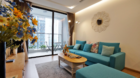 Homey modern 2 bedroom apartment in Metropolis, Ba Dinh