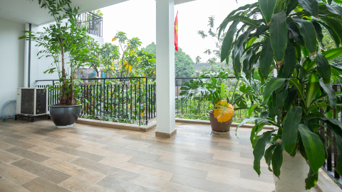 Spacious green view 2 bedroom apartment in Nhat Chieu, Tay Ho