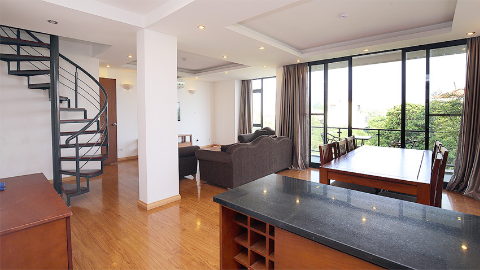Duplex 2 Bedrooms on Tay Ho, with 02 Balconys, convenient location