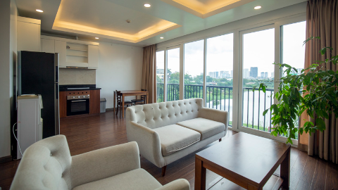 Lakeview and peaceful location 02 bedroom apartment for rent in Tay Ho