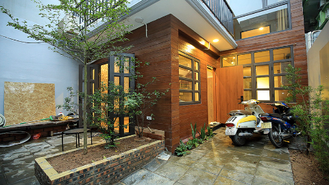 Great yard with outdoor terrace 02 bedroom house for rent in Tay Ho, West lake