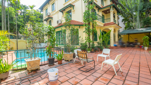 Charming swimming Pool and Outdoor 05 bedroom Villa for rent in Tay Ho