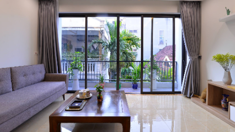 Simple style and open view 03 bedroom apartment for rent in Tay Ho