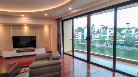 Lakeview 02 Bedroom apartment in Yen Phu Village, Tay Ho for rent