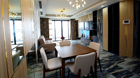 Dleroisolei modern style 03 bedroom apartment for rent in Tay Ho