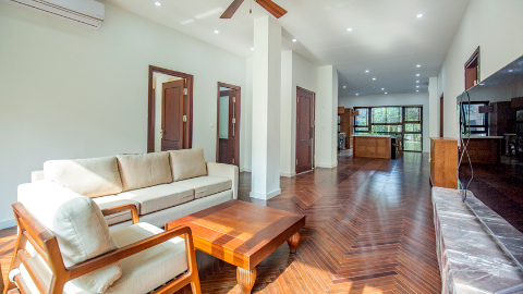 Mininalist huge 4 bedroom apartment with a balcony in Tay Ho for rent