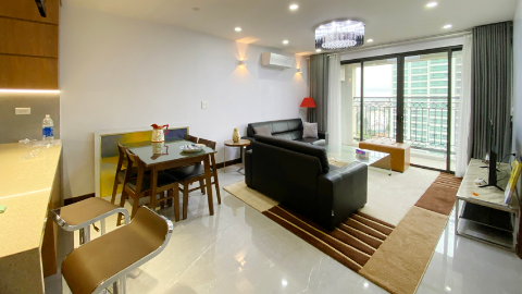 Dleroi Solei building 03 bedroom apartment for rent in Xuan Dieu, Tay Ho
