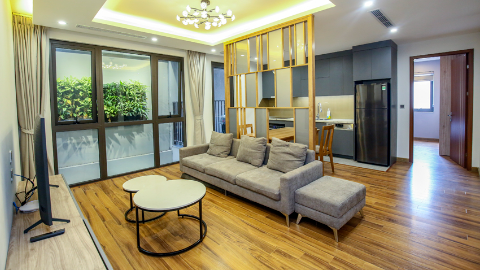 Modern style 02 bedroom apartment for rent in Tu Ho island, Tay Ho