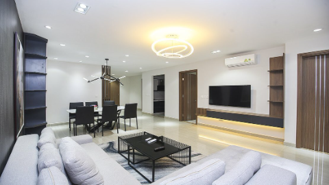 Contemporary style 03 bedroom apartment for rent at L5 Block,Ciputra