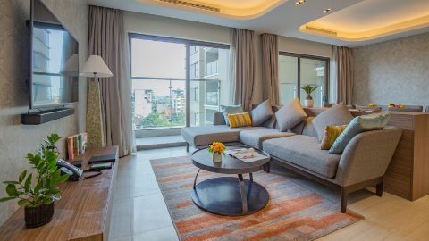 Contemporary with luxurious 04 bedroom apartment at high floor for rent in Tay Ho