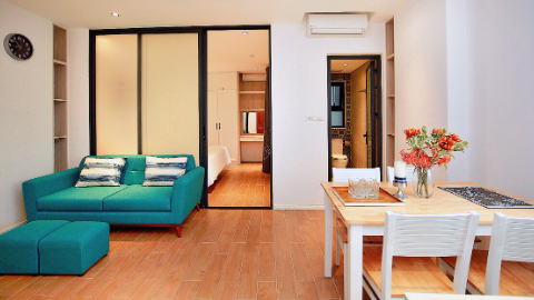 Cozy 1 bedroom apartment in Nhat Chieu, Tay Ho for rent