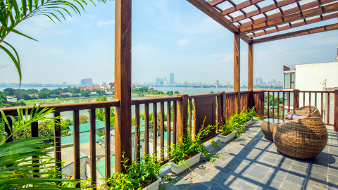 Charming style and Amazing lakeview 03 bedroom apartment for rent in Tay Ho