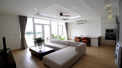 Charming Lake view 2 bedroom apartment in Quang An, Tay Ho