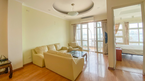 Front-lake 3 bedroom apartment in Tay Ho for rent