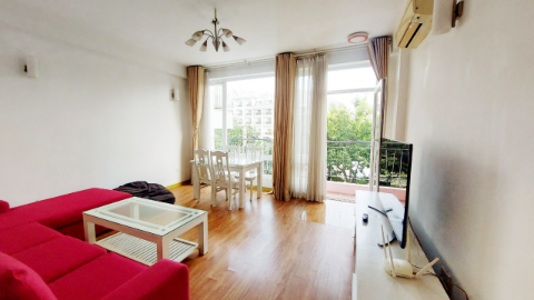 Big size with balcony 01 bedroom apartment for rent in Tay Ho West lake