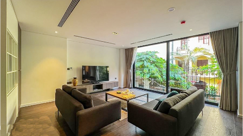 Modern design with duplex style 02 bedroom apartment for rent in Tay Ho West lake