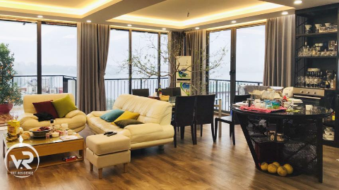Lake view, duplex 03 bedroom apartment in Westlake Hanoi
