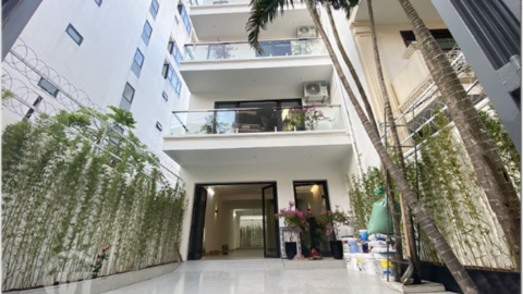 Brand new with front yard 05 bedroom house for rent in Tay Ho West lake