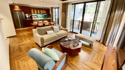 Brandnew with big balcony 03 bedroom apartment for rent in Tay Ho West lake