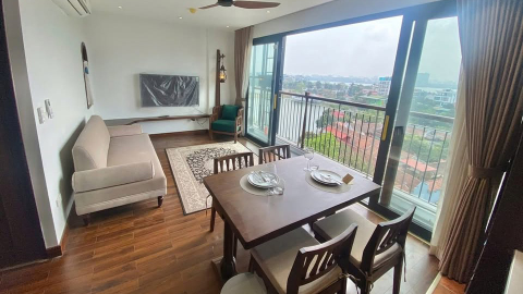 Brandnew with balcony 02 bedroom apartment for rent in Tu Hoa Tay Ho West lake
