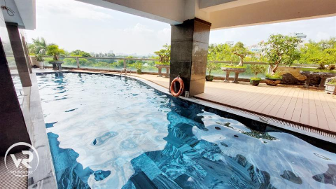 Lakeview with balcony 02 bedroom apartment for rent in Truc Bach Ba Dinh