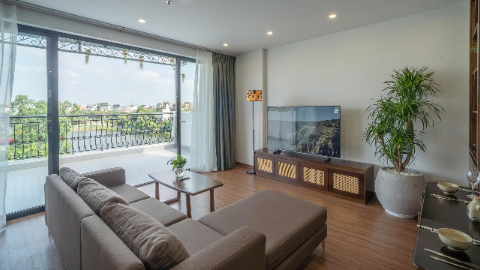 Brandnew with lakeview 02 bedroom apartment for rent in Tay Ho West lake