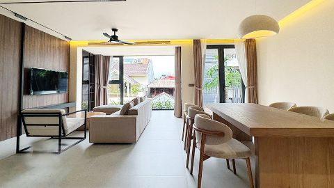 Duplex style with modern 03 bedroom apartment for rent in Tay Ho West lake