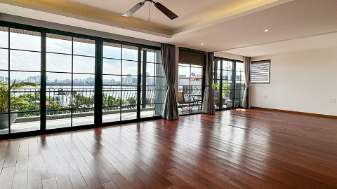 Lakeview with duplex style 03 bedroom apartment for rent in Tay Ho West lake