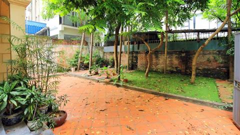 1Garden & front yard 04 bedroom house for rent in To Ngoc Van, Tay Ho
