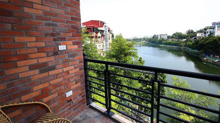 One bedroom apartment for rent in Tay Ho, lake view,balcony