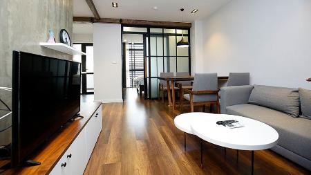 Modern one bedroom apartment in Tay Ho, delicate design