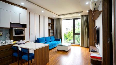 Modern two bedrooms apartment in Tay Ho very closed Somerset West Point Hanoi
