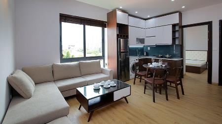 Modern two bedroom apartment rent in Tay Ho, good quality
