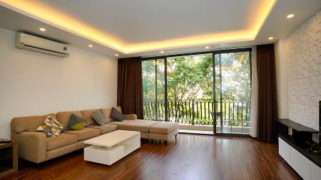 Tastefully 02 bedroom apartment in Yen Phu, nice balcony to look green view