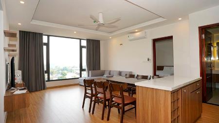 Spacious and bright 2 bedroom apartment in Xuan Dieu street, Tay Ho