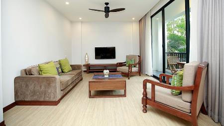 Calm 3 bedrooms apartment for rent on a quiet location in Tay Ho