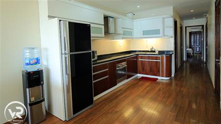 Kitchen with built-in oven