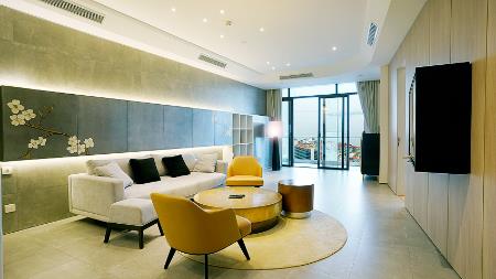 Breathtaking 02 bedroom apartment for rent in luxury building Hanoi